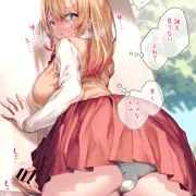 校舎裏でこっそりひとりHしちゃうふたなりちゃん