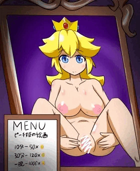 絵にされたピーチ姫