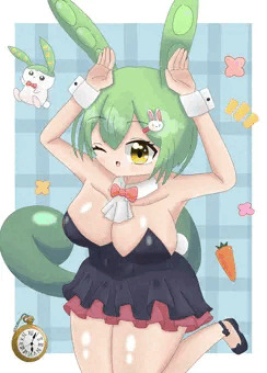 ｺｯｼｮﾘバニーの日ずんだもん