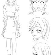 キャラクター設定　女の子と男性