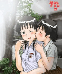 じゃれあう妹とおねえちゃん