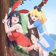 アリスとバニー（ふたなり）