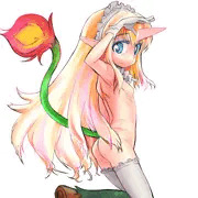 きりんさんに裸手袋をお願いしてみた絵