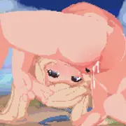 イオちゃんスゴイポーズで汁噴出するアニメ