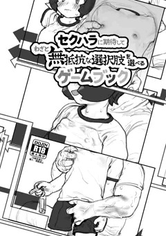 セクハラに期待してわざと無抵抗な選択肢を選べるゲームブック(C106新刊)