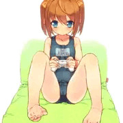スク水ゲームっ娘