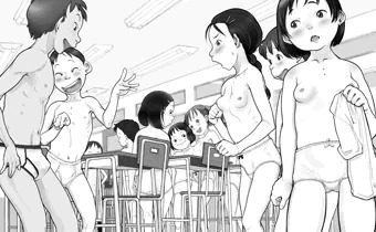 男女合同教室着替え。
