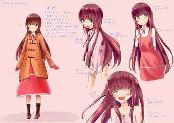 創作キャラ設定画_01 すずちゃん