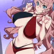 サイズが合わない水着マリアさん