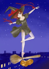 万聖節前夜の魔少女