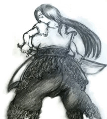 オリジナル ファルシオン持ち女騎士。