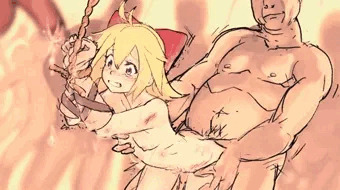 輪姦をじさんに捕まってしまった！