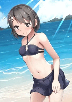 千枝ちゃん 海辺にて