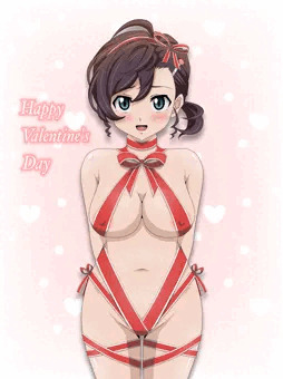 バレンタインまなちゃん