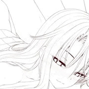 クロエちゃんとラブラブ　制服Ver　線画