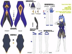 オリジナルヒロイン設定画
