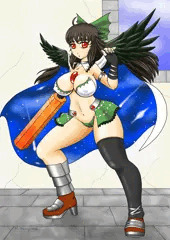 昔の女戦士っぽいお空