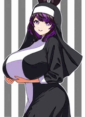 どすけべ活動してるVのでかぱいシスター絵