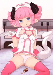 C95新刊表紙:淫魔ナースちゃん