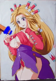 パイズリ事後のセラフィナちゃん。