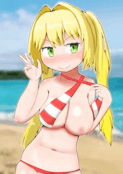 誘惑してくるネロちゃん→フェラ