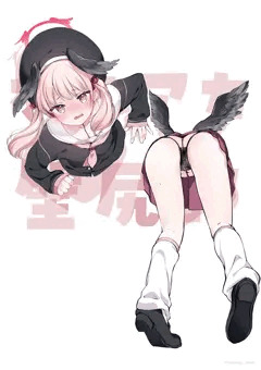 ブルアカ壁尻部　コハル