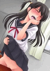 夏休みの教室でこっそり