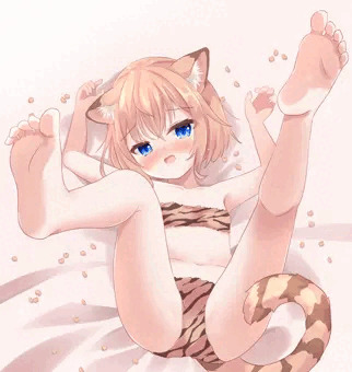 鬼と間違われて豆をまかれるねこ