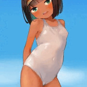 夏のワンピース水着