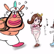 ハクション大魔王のゆり子ちゃんとあくびちゃん