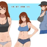 新作のヒロイン　表情集
