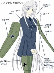 銀翼娘　He100