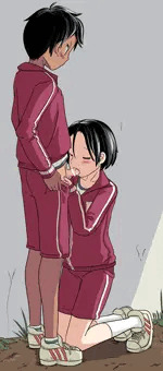 芋ジャー中学生カップル
