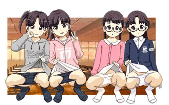 くろぱんつしろぱんつ尿。