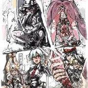 【ちんリク】腰振る幻想少女たち【カラー】
