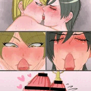 セックス前のディープキス＆ふたなり兜合わせ