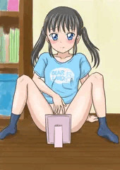 初めて自分の性器を観察する子