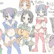 次回　同人エロゲのキャララフ案