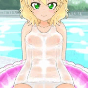 櫻井桃華白スク水