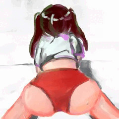 おしりを突き出す