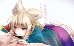 青マント神子ちゃんに口で御奉仕してもらうの巻
