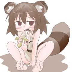 ひとさまのところの娘さんにばななを食べさせる