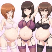 西住家ボテ並べ