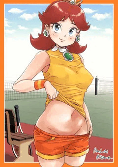 脱衣テニスに負けてしまったデイジー姫