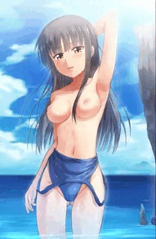 競泳水着+ぽろり