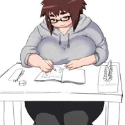 御神さんお勉強？