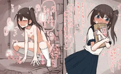 (スク水差分有り)ディルドオナニーしちゃう女の子