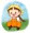 目的地のオーバーオールちゃん