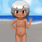 悪い褐色ちゃん変なビキニを着せられるの巻