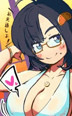 ち、ち的な水着のお姉さん